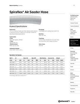 Continental ContiTech Spiraflex Hose Series Catalog Thumbnail