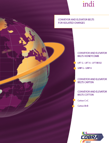 Cobra Indi Catalogo de cintas transportadoras